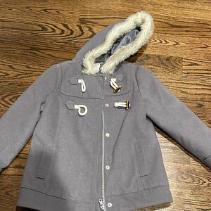Girls 5/6 Grey Pea Coat